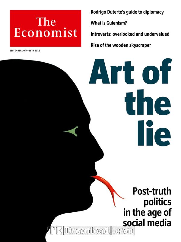 The Economist 经济学人 2016.09.10 (.PDF/MOBI/EPUB/MP3/在线音频)