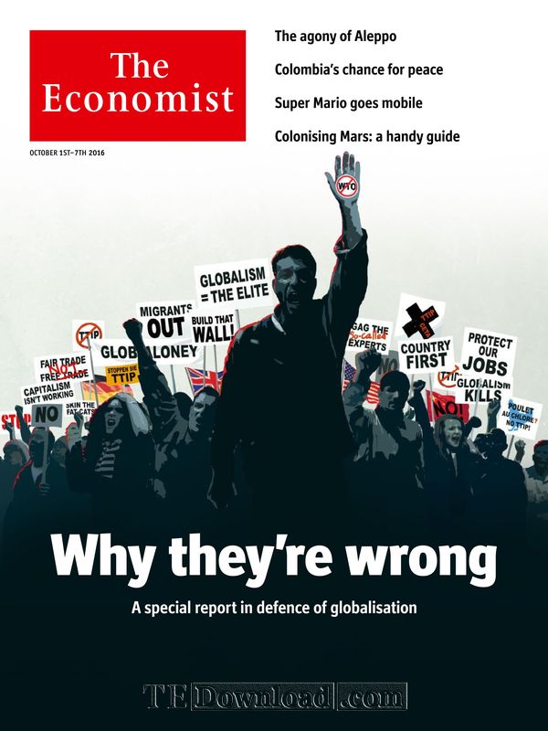 The Economist 经济学人 2016.10.01 (.PDF/MOBI/EPUB/MP3/在线音频)