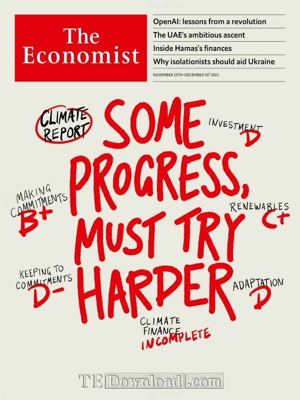 The Economist 经济学人 2023.11.25 (.PDF/MOBI/EPUB/MP3/在线音频)